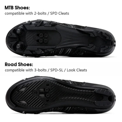 Professional Men's Road Cycling Shoes Breathable Women's MTB Bike Shoes Racing Speed Sneakers Mountain Bicycle Footwear for Shimano