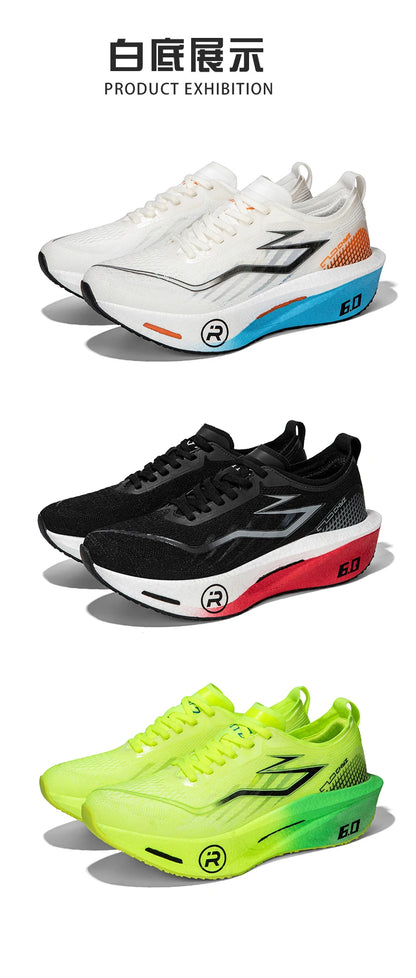New Sports Shoes for Men & Women, Running Sneakers with Carbon Plate, Male Marathon Racing, Shock-Absorbing Athletics Training Shoes