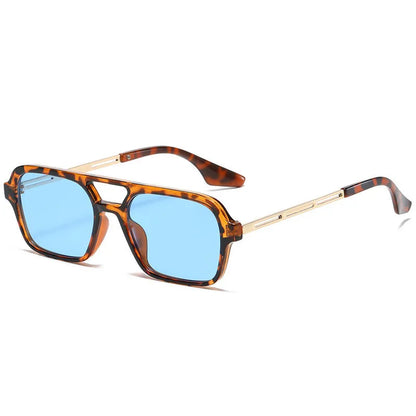 Square Small Frame Double Beam Sunglasses Pilot Retro Sunglasses Instagram Popular Classic Sunglasses 3517