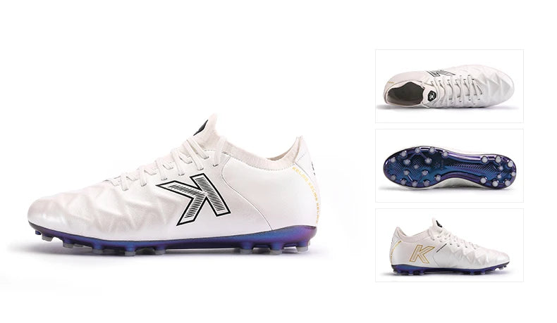 KELME Football MG chaussures crampons en peau de veau Match gazon artificiel antidérapant amorti formation chaussures de Football ZX 80121058