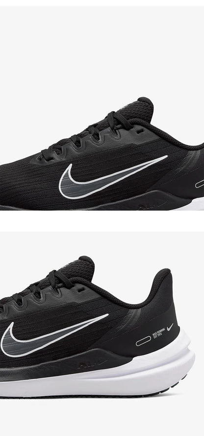 Nike Authentic Air Winflo 9 Women's Lightweight Wear-Resistant Running Shoes DD8686-001