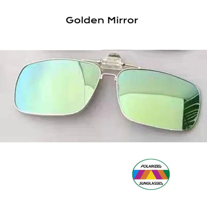 Ochelari de soare REXXAR pentru bărbați, cu clemă metalică, ochelari polarizați UV400, ochelari de soare pătrați pentru femei, cu vedere nocturnă, pentru șofat
