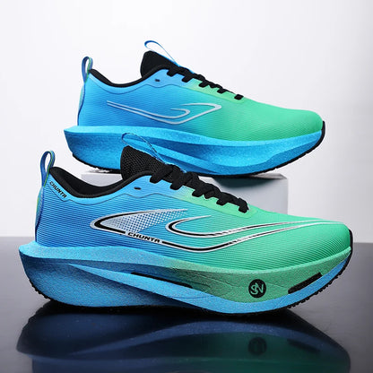 Men's Running Shoes 2025 New Professional Cushioned Breathable Marathon Fashion Sports Training Lightweight Sneakers