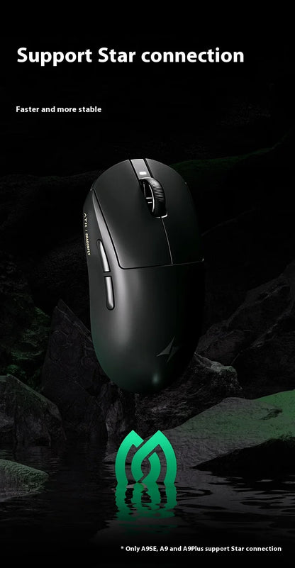 ATK A9 Plus Gaming Mouse Wireless A9/A9 SE/A9 Pro Tri Mode 8K Gaming Mouse Lightweight A9 Ultimate E-sports PC Gift Customized