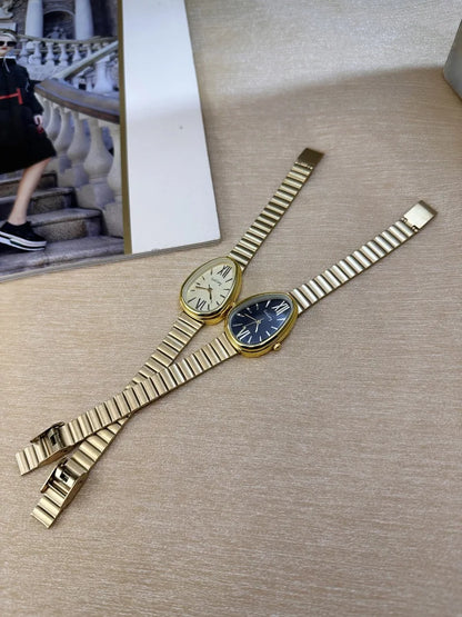 New Ladies Watches gift Snake Head Watch for Women Luxury Fashion Steel Strap Quartz Wristwatches Dropshipping Clock