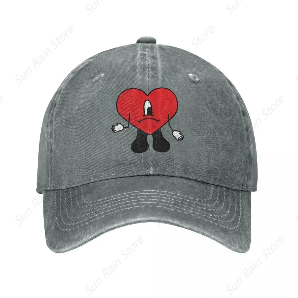 2022 New Bad Bunny Denim Baseball Cap Snapback Hat Men Un Verano Sin Ti Music Cap Summer Autumn Vintage Casquette