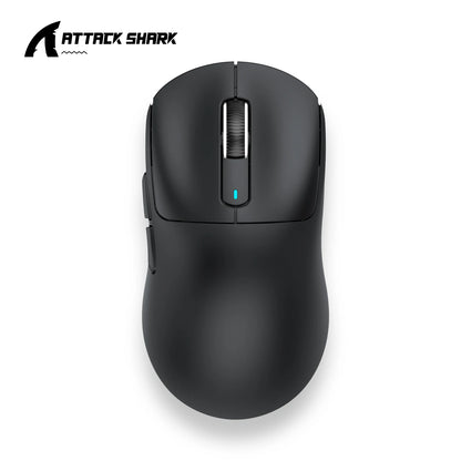 ATTACK SHARK X3 miš s tri načina rada 1K Hz, X3Pro Bluetooth bežični miš 4K Hz, lagan, PAW3395, brzina praćenja 650IPS