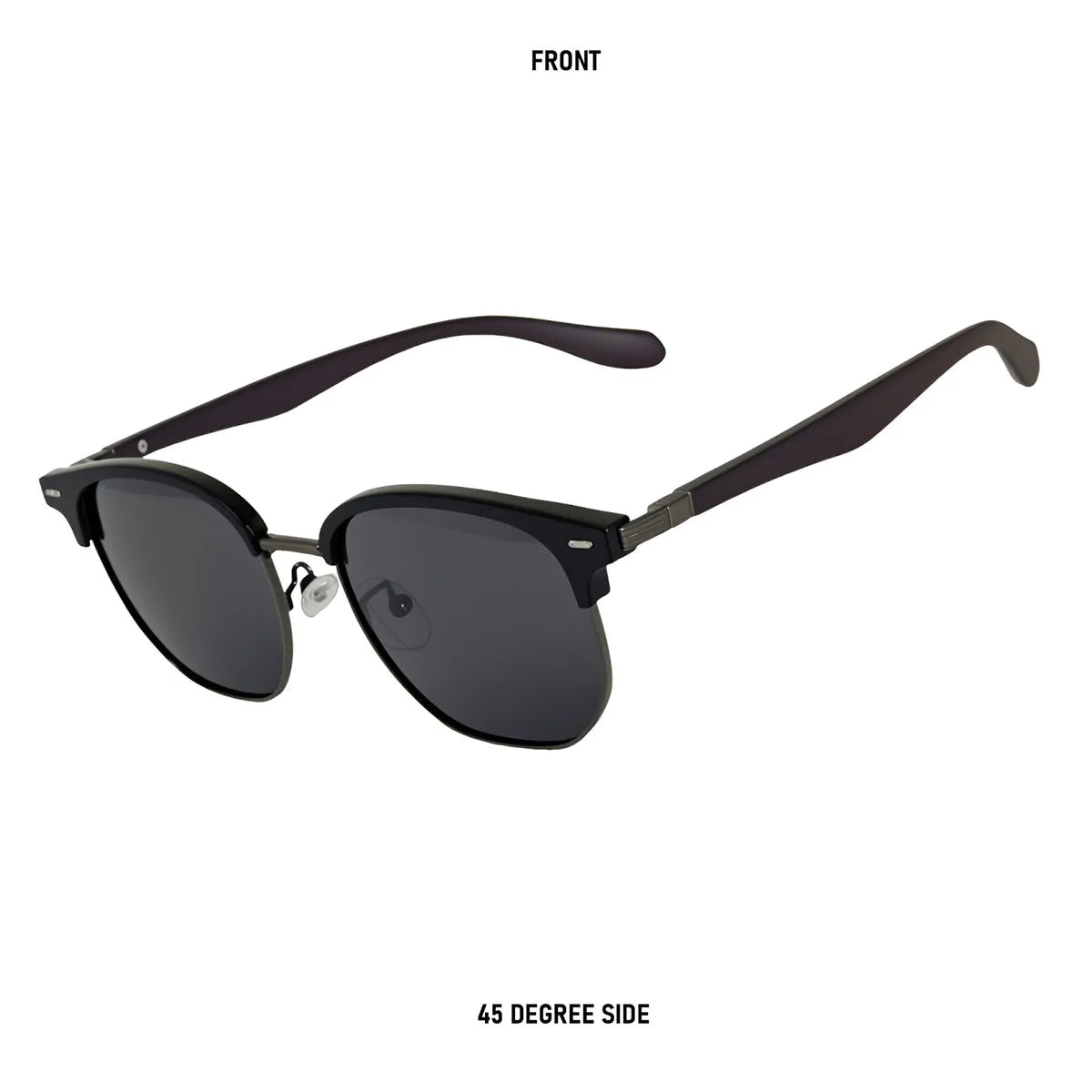 Ochelari de soare polarizați pentru bărbați, lentile semi-fără ramă, ochelari de soare vintage retro pentru femei, ochelari de soare la modă pentru vacanță, Gafas De Sol Hombre