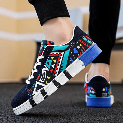 YRZL skateschoenen voor heren, canvas sneakers, casual ademende wandelschoenen, lichtgewicht platte herenschoenen, streetwear trend sportschoenen