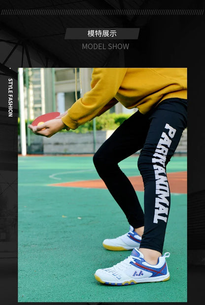 Men's Professional Table Tennis Shoes Couple Badminton Shoes Competition Tennis Training Sneakers Men's Sports Shoes Zapatillas