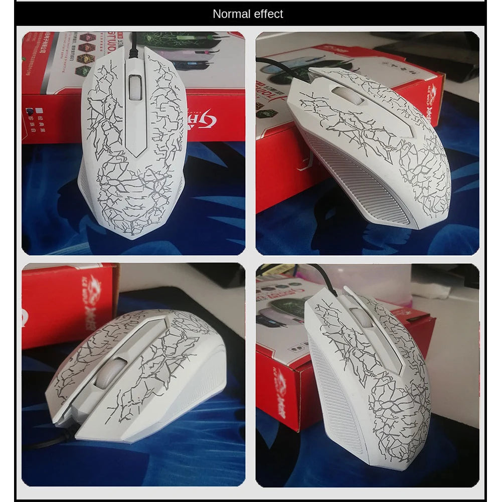 2400 DPI USB Wired Gaming Mouse LED Backlit Professional Gamer Mice Ergonomic Computer Mouse for PC Laptop Macbook