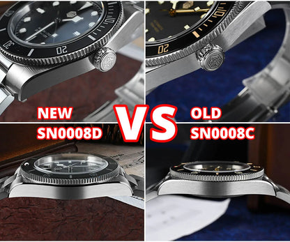 San Martin Upgraded BB58 40mm Retro Luxury Men Diver Watch NH35 Automatic Mechanical Sapphire 200m Waterproof Reloj SN0008D