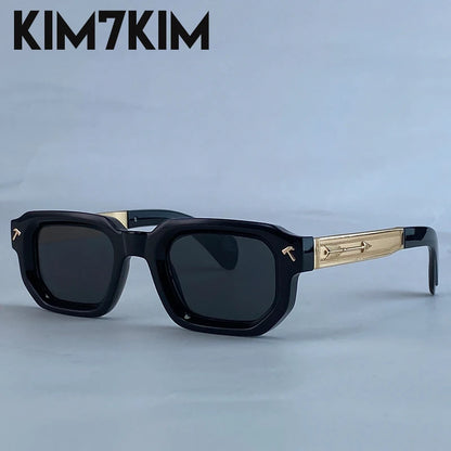 Ochelari de soare polarizați, pătrați, în stil punk, pentru bărbați, de marcă de lux, clasici, dreptunghiulari, cu protecție UV400, pentru șofat, la modă, pentru activități în aer liber