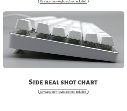 104 Keys Korean French Russian Spanish German Backlit Keycaps For Mx Switch Mechanical Keyboard OEM Profile ABS Key Caps DIY