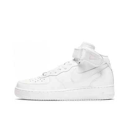Унисекс кецове Nike Air Force 1 Mid - опора за глезена, класически омекотен комфорт и издръжливост за целодневно носене DQ7666-001