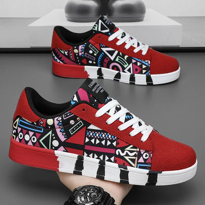 YRZL skateschoenen voor heren, canvas sneakers, casual ademende wandelschoenen, lichtgewicht platte herenschoenen, streetwear trend sportschoenen