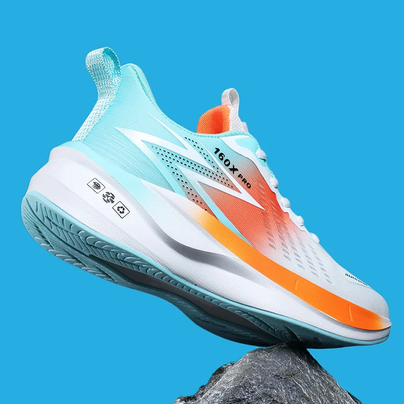 Specialty Marathon Running Shoes for Men Sports Breathable Lightweight Carbon Plate Women's Comfortable Athletic Non-Slip Sneakers