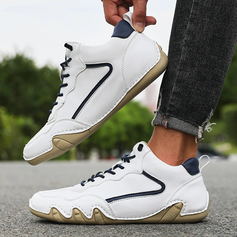 Men's Casual Shoes Comfortable High-end Leather Fashionable Casual Loafers Walking Sports Shoes Facon Designer Shoes 2025