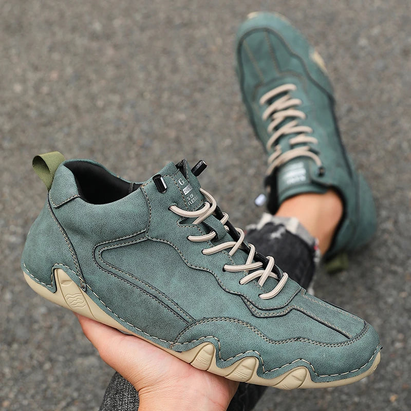 Men's Casual Shoes Comfortable High-end Leather Fashionable Casual Loafers Walking Sports Shoes Facon Designer Shoes 2025