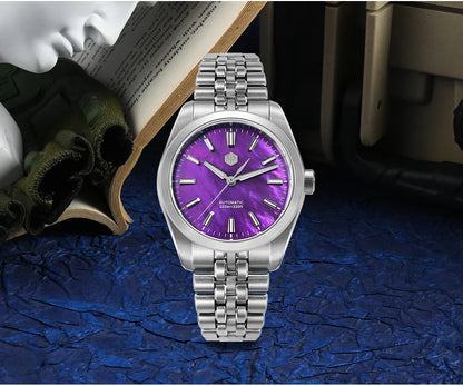 San Martin 39mm MOP Dial Sport Gada Watch Luxury Dress Men Miyota 90S5 Automatic Mechanical Wristwatch Waterproof 100m SN0144