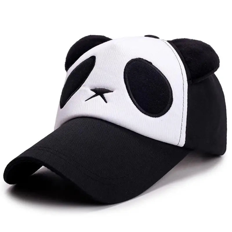 Summer Cute Panda Baseball Caps For Men Women Cotton Hip Hop Snapback Hats Sun Protection Boys Girls Outdoor Gorras Dropshipping