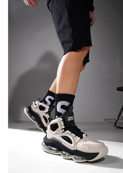 Men's Basketball Shoes Breathable Cushioning Non-Slip Running Gym Training Athletic Sneakers for Women