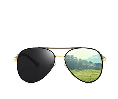 Ochelari de soare clasici Big Pilot pentru bărbați și femei, de lux, din metal, negri, de aviație, ochelari de soare pentru bărbați, la modă, pentru condus și vacanță, UV400, ochelari de protecție