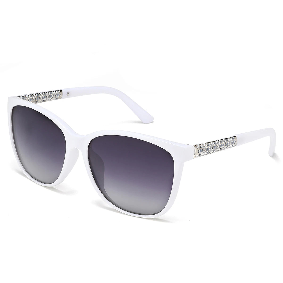 Ochelari de soare polarizați KROKODIL pentru femei, ochelari de soare pătrați la modă, ramă unisex, protecție UV400, set cu cutii