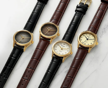 BERNY Gold Watch for Women Luxury Ladies Fashion Quartz Wristwatch Elegant Gradient Dial Multiple Scenarios Matching Lady Watch