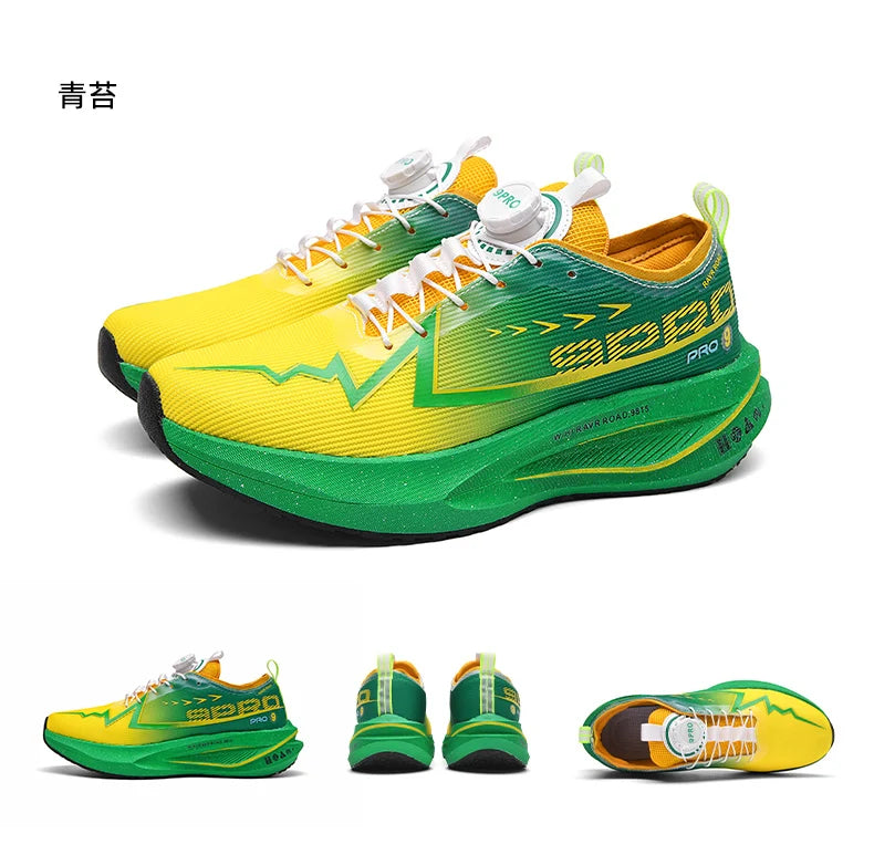 Men’s Running Shoes Carbon Board Specialty Sports Breathable Lightweight Women’s Comfortable Athletic Non-Skid Marathon Sneakers