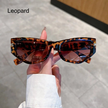 Vintage Cat Eye Sunglasses Men Women New in Fashion Irregular Gradient Eyewear Shades Luxury Brand Designer Sun Glassses 2025