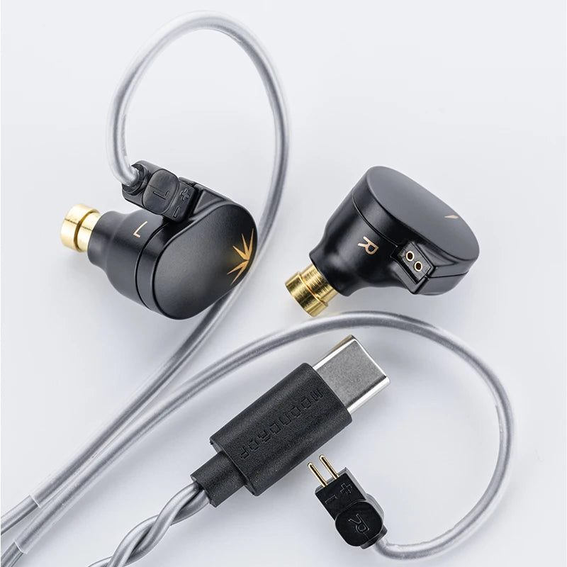 MOONDROP CHU II CHUII DSP Dynamic Driver In-Ear Earphone IEMs HiFi Music Earbuds with 0.78mm Interchangeable Cable Wired Headset
