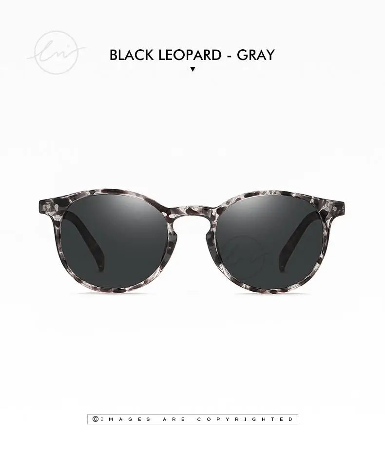 Ochelari de soare LM Retro rotunzi pentru femei și bărbați, ultralegeri, din TR90, polarizați, unisex, pentru șofat, ochelari de soare vintage, UV400, Gafas De Sol