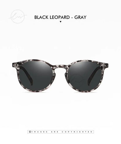 Ochelari de soare LM Retro rotunzi pentru femei și bărbați, ultralegeri, din TR90, polarizați, unisex, pentru șofat, ochelari de soare vintage, UV400, Gafas De Sol