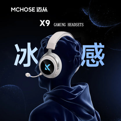 2025 Mchose X9 Headphone 3 Mode Bluetooth Headset Surround Sound Effect With Mic E-Sports Earphones Custom Accessories For FPS