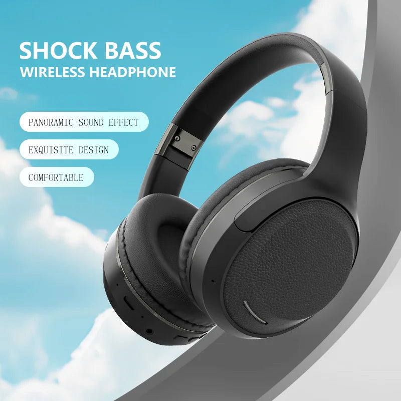 Wireless TV Headphones Bluetooth 5.0 USB Adaptor Stereo Headset Foldable Helmet Earbuds with Mic for Samsung TV PC Music