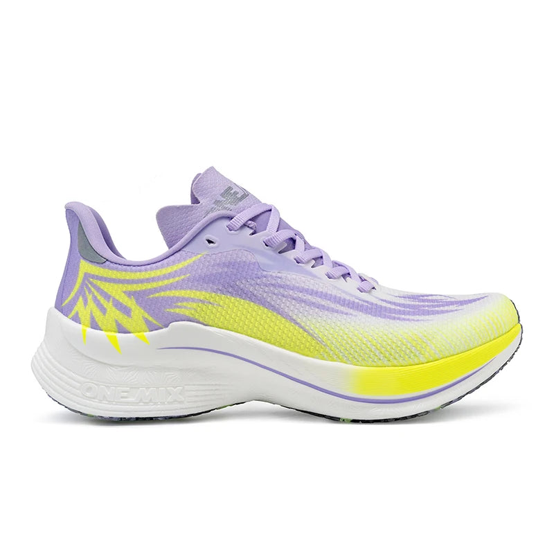 ONEMIX 2026 New Arrival Training Running Shoes for Men, Full Sole Nylon Plate Sport Shoes, Breathable Summer Female Jogging Shoes