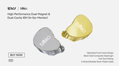 CVJ X R2E3 Medusa  Dynamic Driver In-Ear Earphone Dual Layer Acoustic Design Venting System Perfect for Audiophiles Unleash
