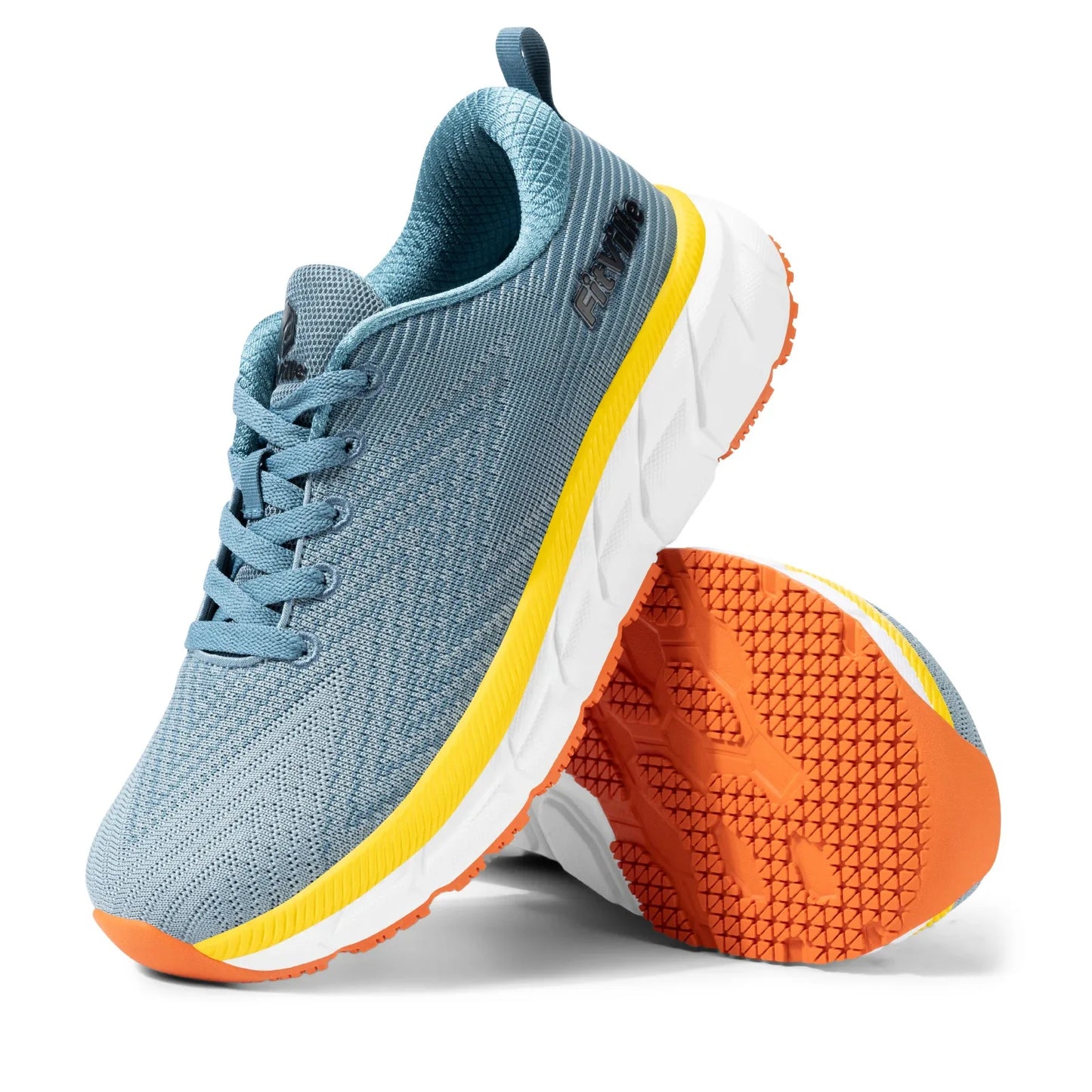 FitVille Men'S Shoes Wide Toe Box Cushioned Extra Wide Width Non Slip Running Shoe Comfortable Lightweight Sneakers For Fat Feet