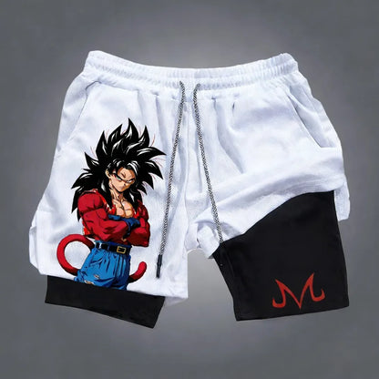 Dragon Ball Goku Unisex Harajuku Anime Printed 2026 Καλοκαιρινό νέο προϊόν Φαρδύ αθλητικό αναπνέον σορτς διπλής στρώσης γρήγορου στεγνώματος