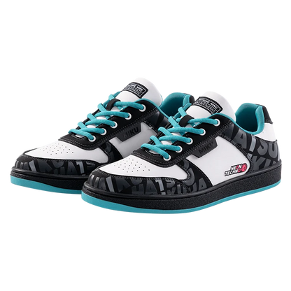 Moeyu Hatsune Miku Shoes for Women and Men Vocaloid Cosplay Anime Sneakers Tennis Lace-Up Sport Athletic Running Casual Shoes