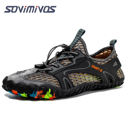 Water Shoes for Men Barefoot Beach Shoes Breathable Sport Shoes Quick Dry River White Sea Aqua Sneakers Soft Beach Sneakers