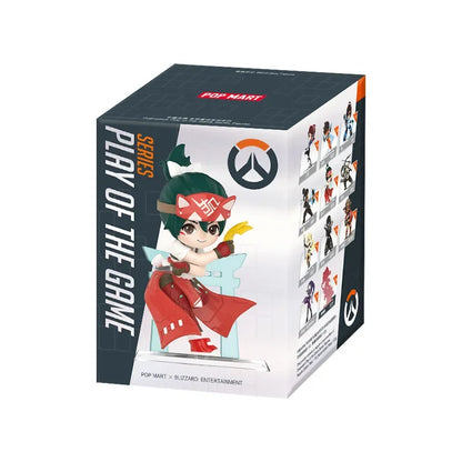POP MART Overwatch Play of The Game Series Blind Box Mystery Box – urocze zabawki, ozdoby, figurki, dekoracje do domu, modele na biurko i lalki