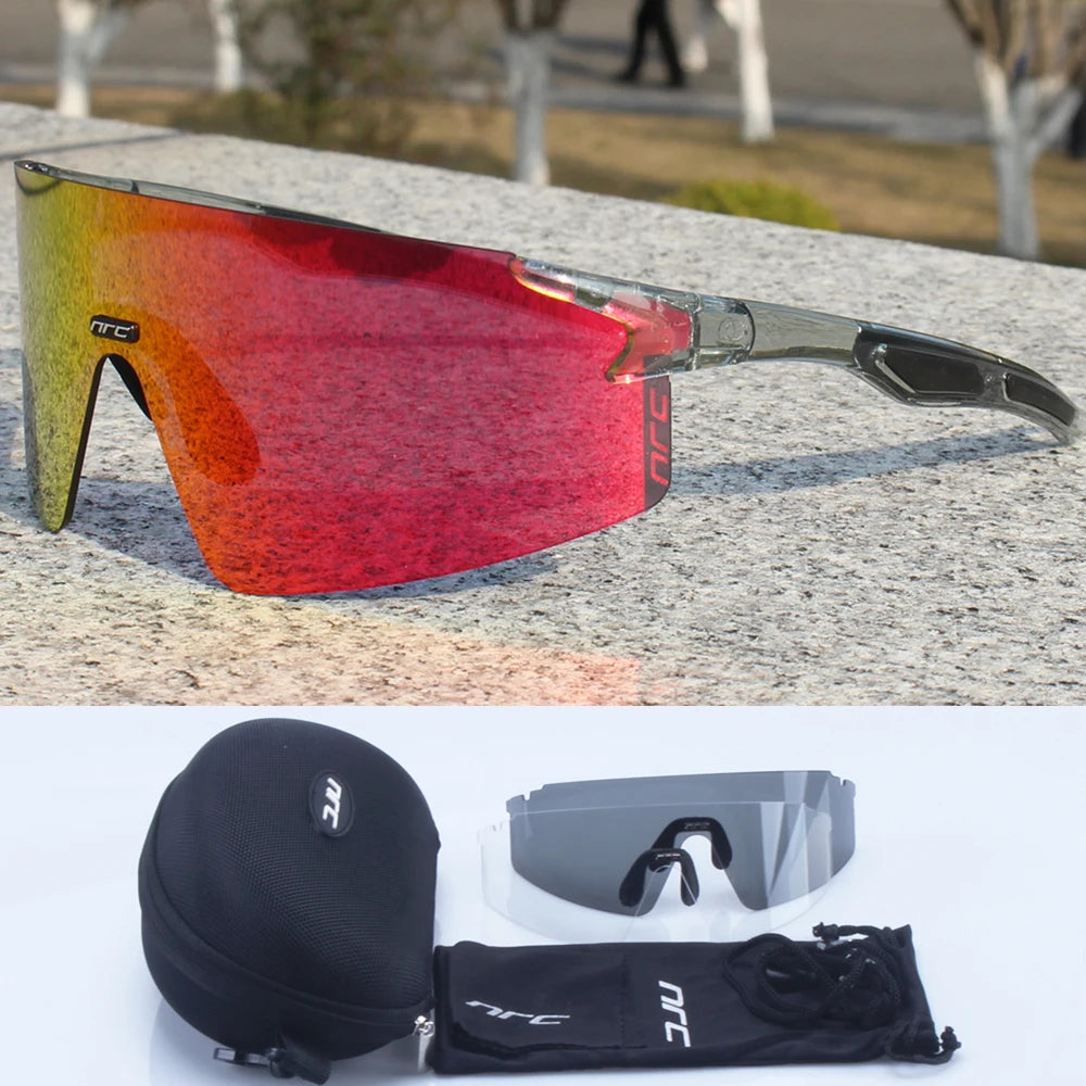 Ochelari de soare pentru ciclism marca NRC UV400 TR90, ochelari sportivi pentru bicicletă, MTB, mountain bike, pescuit, drumeții și călărie, pentru bărbați și femei