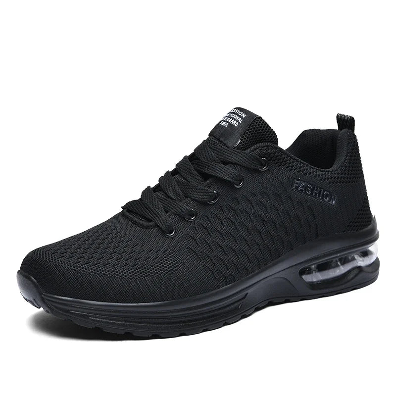 Men's Running Shoes Outdoor Sports Casual Mesh Tennis Shoes, Lace-Up Lightweight Gym Jogging Shoes for Men, 2025 New Male Sneakers