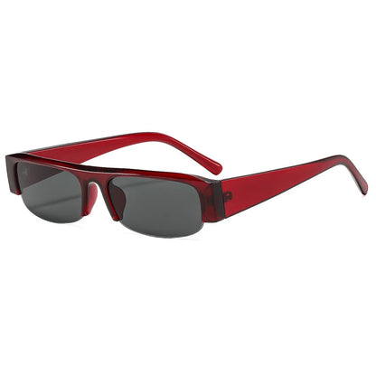 ochelari de soare vintage, mici, dreptunghiulari, cu jumătate de ramă, negri, cu lentile în degrade leopard, pentru femei, ochelari de soare la modă pentru condus