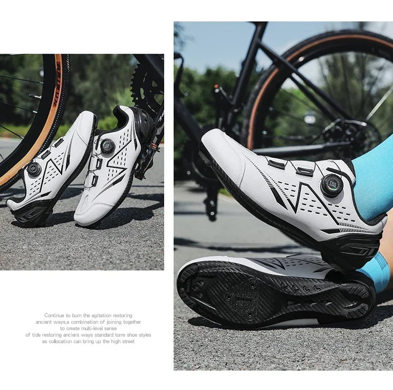 Professional Men Mtb Cycling Shoes White Racing Self-Locking 2024 Speed Road SPD Bicycle Sneakers New Women Flats Cleats Shoes