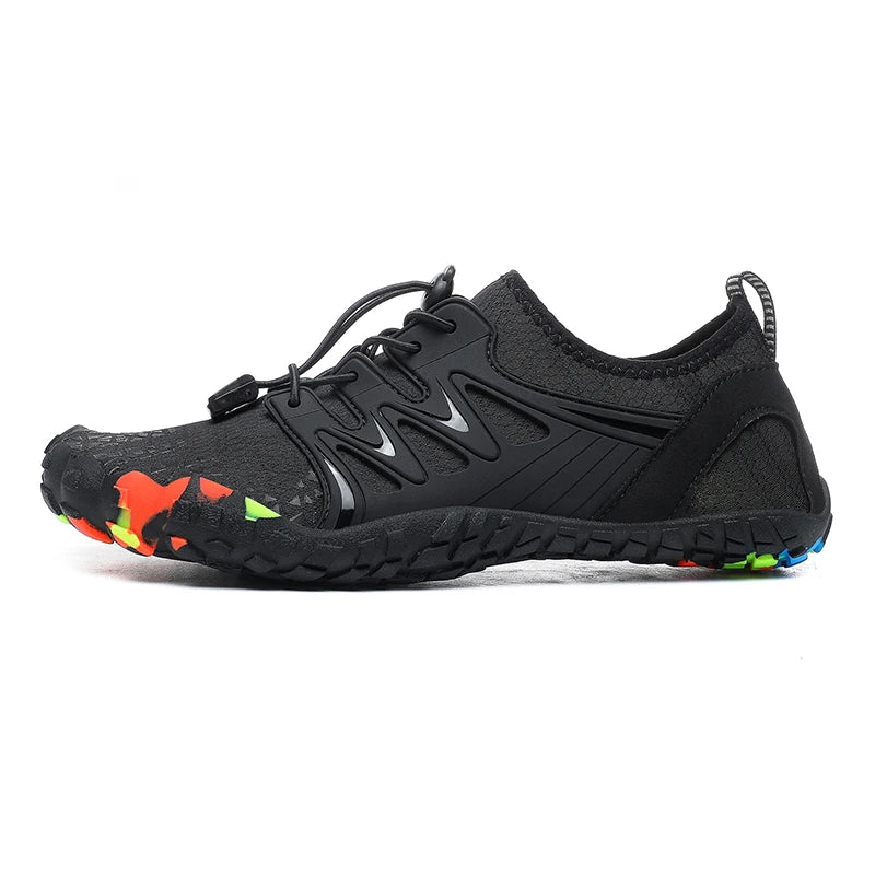 Men's Trail Running Shoes, Lightweight Athletic Zero Drop Barefoot Shoes Non-Slip Outdoor Walking Minimalist Shoes for Women