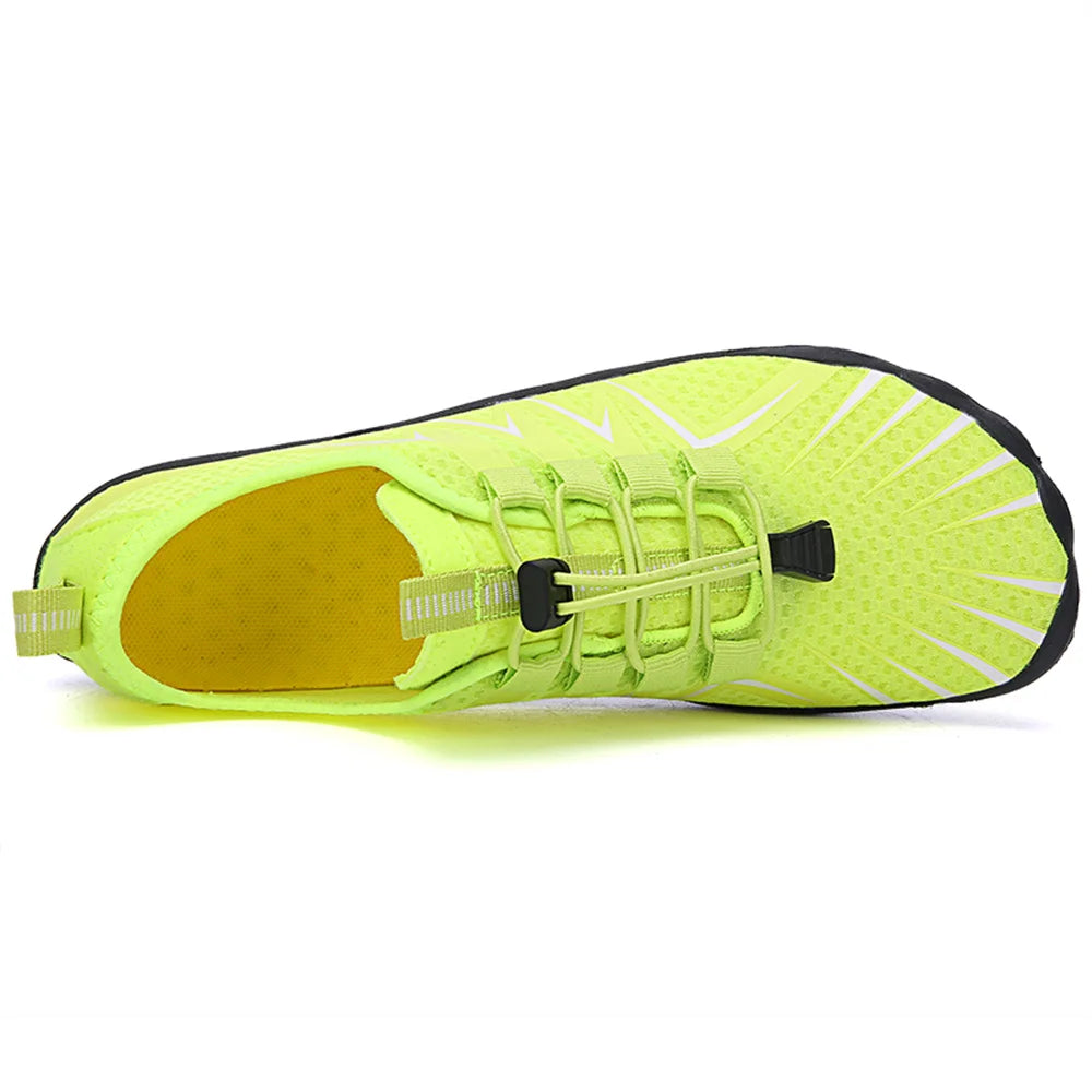 Sapatos Aquáticos Unissexo de Secagem Rápida para Homem e Mulher, Coloridos, para Praia, Natação, Surf e Beira-Mar, Ténis Aquáticos para Casal, Descalços, para Caminhada em Riachos