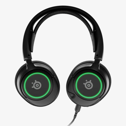SteelSeries-Casque de jeu filaire Arctis Nova 3 RGB, téléphone de sauna léger avec micro Isabel 2 ClearCast, son surround spatial 360